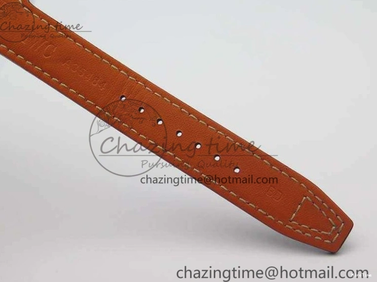 MIROTIME 0202 Popular Big Pilot Real PR IW502706 RG YLF 1:1 Best Edition Brown Dial On Calfskin Strap A 7223